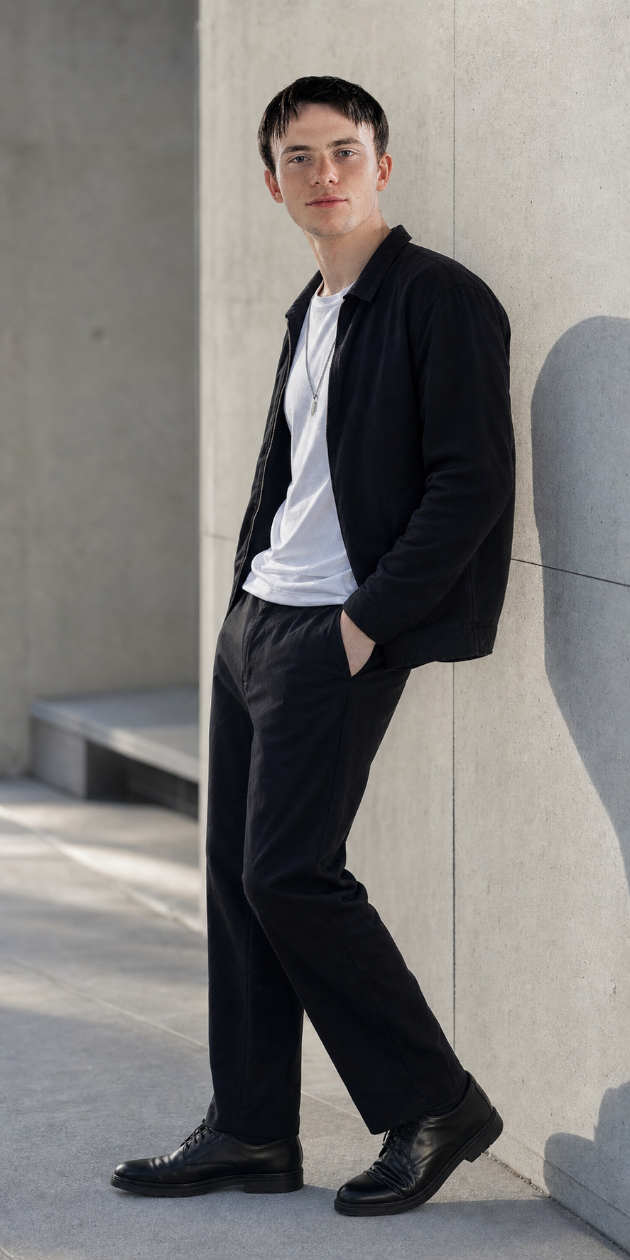 Standing editorial portrait of Mitch Walters